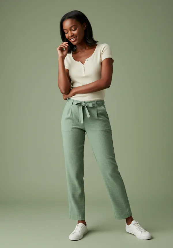 Women&#039;s Casual Brown Pants Setty