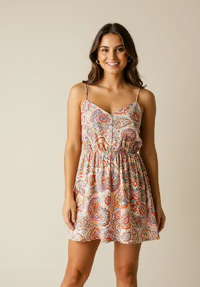 Women&#039;s Paisley Print Sundress